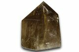 Polished Smoky Quartz Crystal Point - Madagascar #260124-1